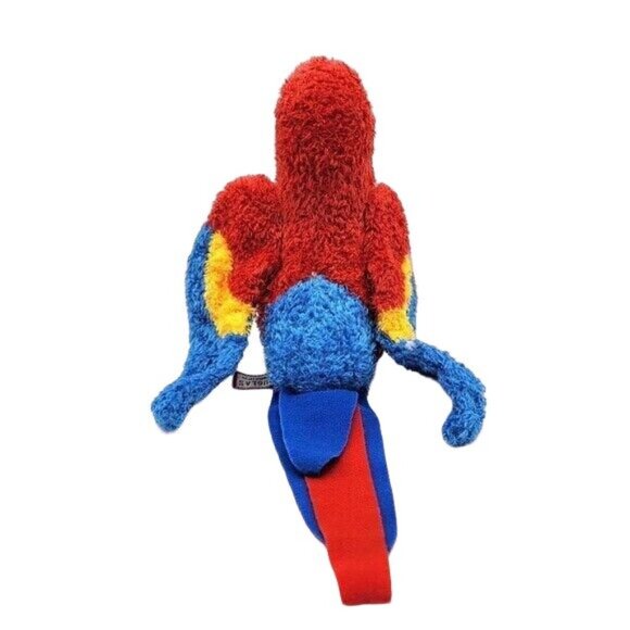 Douglas Macaw Parrot Plush Red Blue Yellow 8" Stuffed Bird Gabby Realistic #3740 - Picture 4 of 10